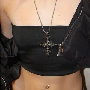 Silver Cross Necklace